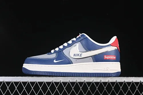 All categories Nk Air Force 1 Air Force series Nk Air Force 1 Low Air Force low top Nike Air Force 1'07 Low Superme joint white blue gray red Air Force 1 low top casual sneakers XD2588-602